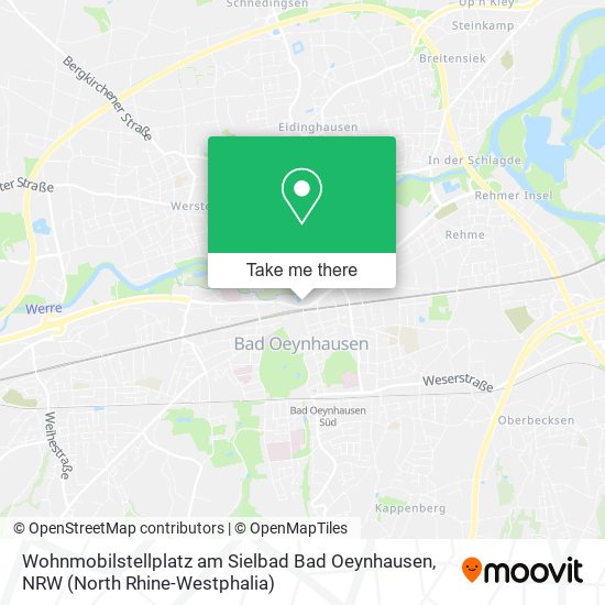 Wohnmobilstellplatz am Sielbad Bad Oeynhausen map