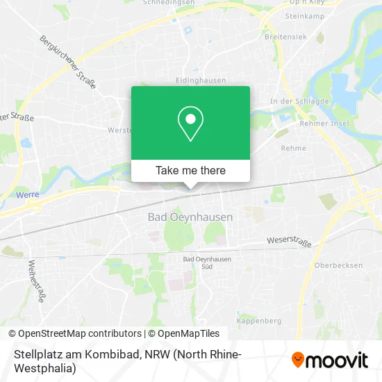 Карта Stellplatz am Kombibad