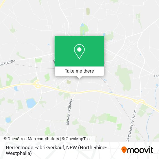 Herrenmode Fabrikverkauf map
