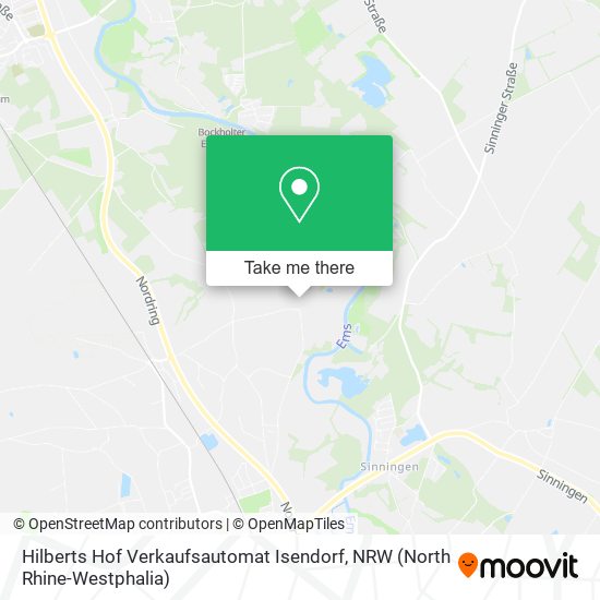 Hilberts Hof Verkaufsautomat Isendorf map