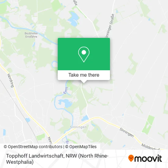 Карта Topphoff Landwirtschaft