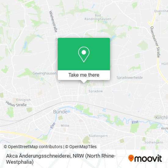Akca Änderungsschneiderei map