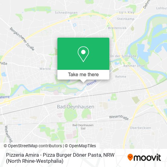 Pizzeria Amira - Pizza Burger Döner Pasta map