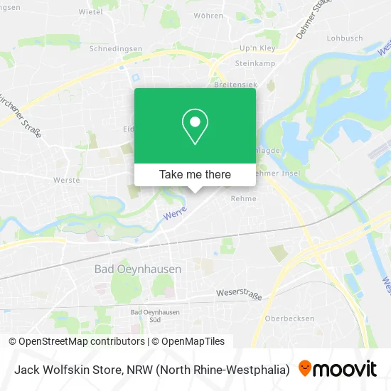 Карта Jack Wolfskin Store