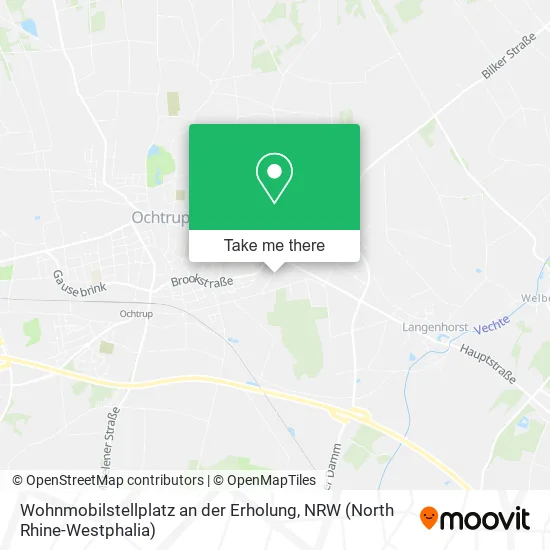 Карта Wohnmobilstellplatz an der Erholung