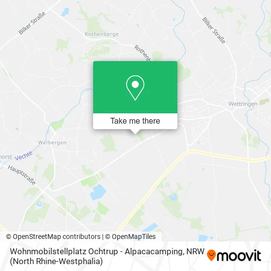 Карта Wohnmobilstellplatz Ochtrup - Alpacacamping