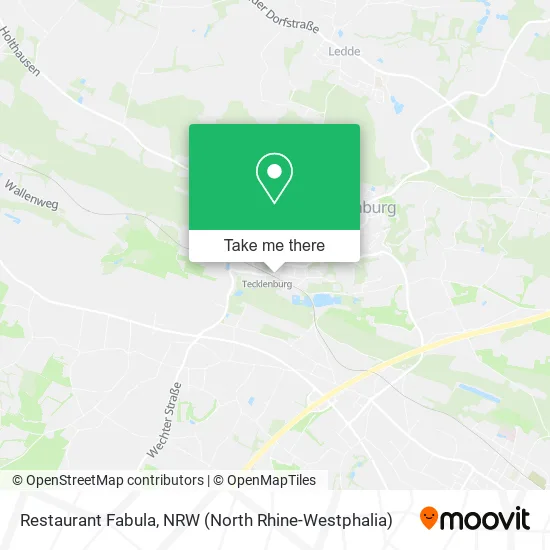 Карта Restaurant Fabula