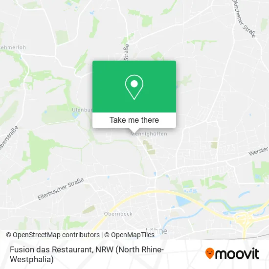 Карта Fusion das Restaurant