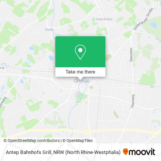 Antep Bahnhofs Grill map