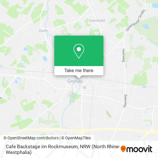 Карта Cafe Backstage im Rockmuseum