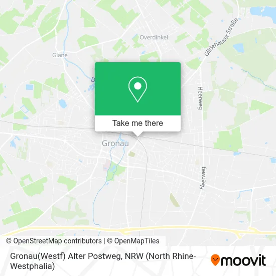 Gronau(Westf) Alter Postweg map