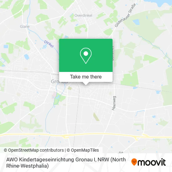 Карта AWO Kindertageseinrichtung Gronau I