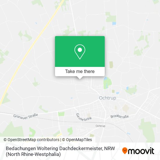 Bedachungen Woltering Dachdeckermeister map