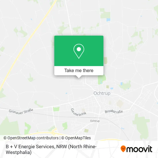 B + V Energie Services map