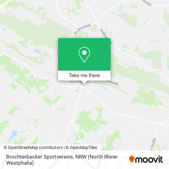 Brochterbecker Sportvereins map