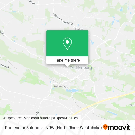 Primesolar Solutions map