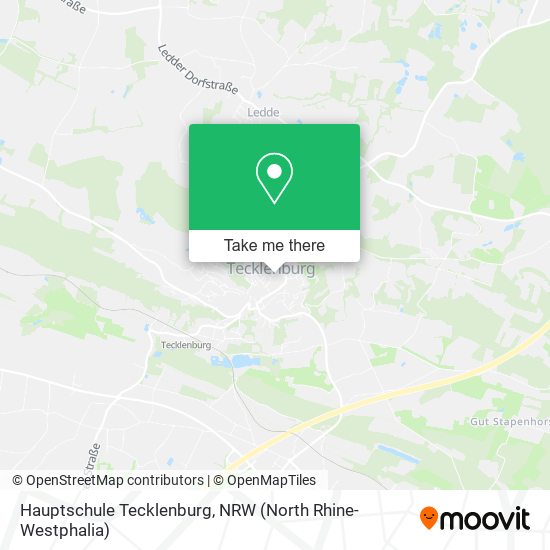 Hauptschule Tecklenburg map