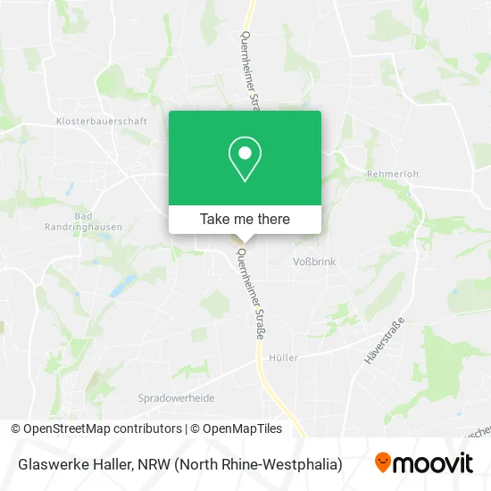 Карта Glaswerke Haller