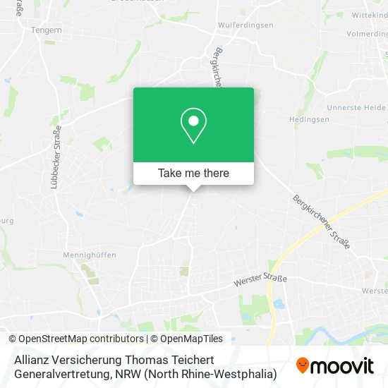 Allianz Versicherung Thomas Teichert Generalvertretung map