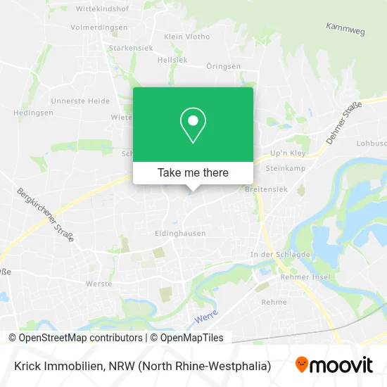 Krick Immobilien map
