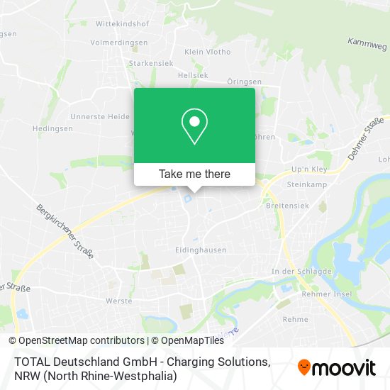 TOTAL Deutschland GmbH - Charging Solutions map