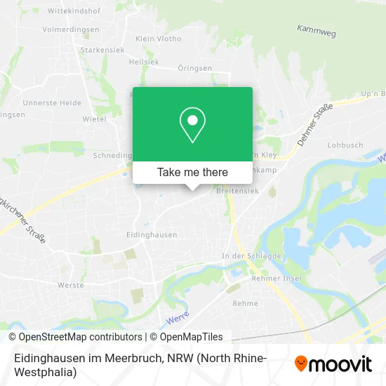 Карта Eidinghausen im Meerbruch