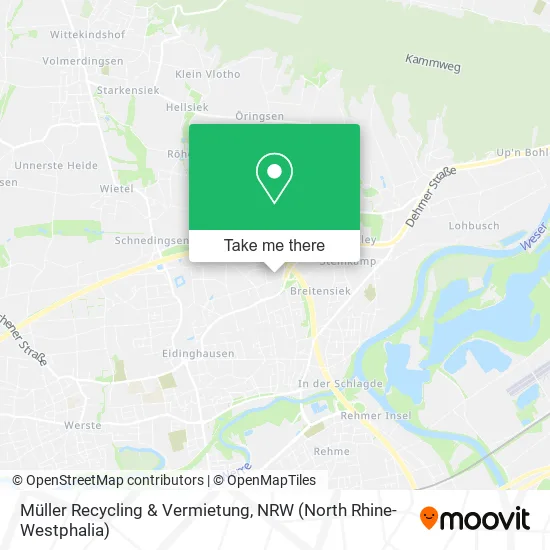 Карта Müller Recycling & Vermietung