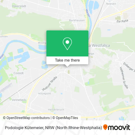 Podologie Kütemeier map