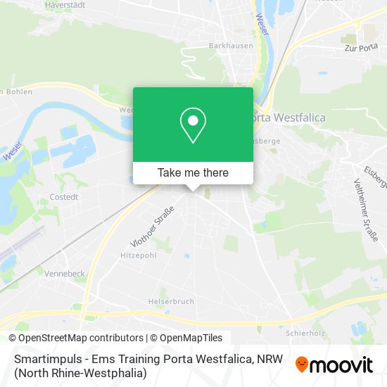 Smartimpuls - Ems Training Porta Westfalica map