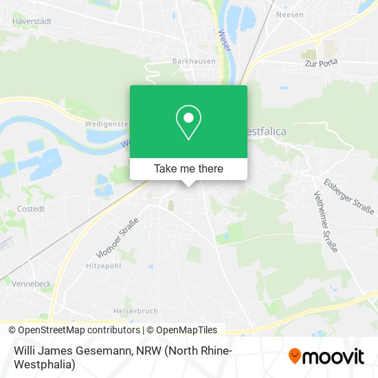 Willi James Gesemann map