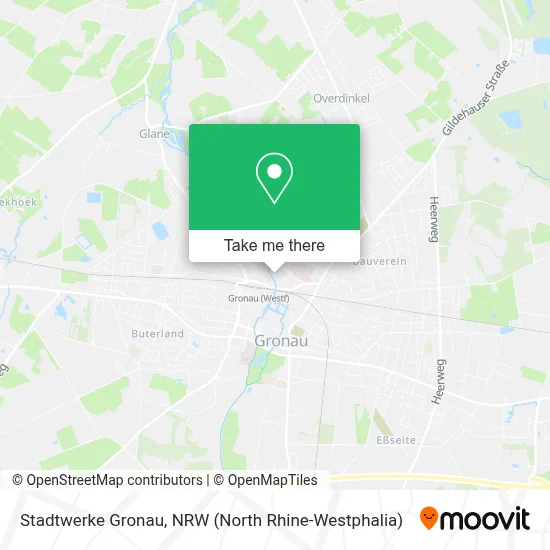 Stadtwerke Gronau map
