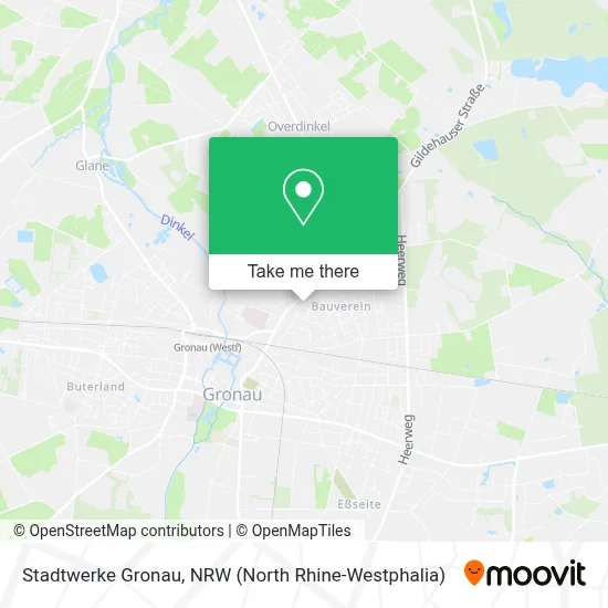 Stadtwerke Gronau map
