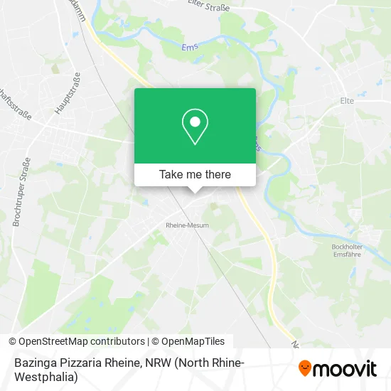 Bazinga Pizzaria Rheine map