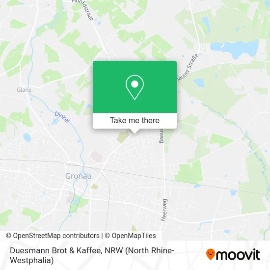 Карта Duesmann Brot & Kaffee