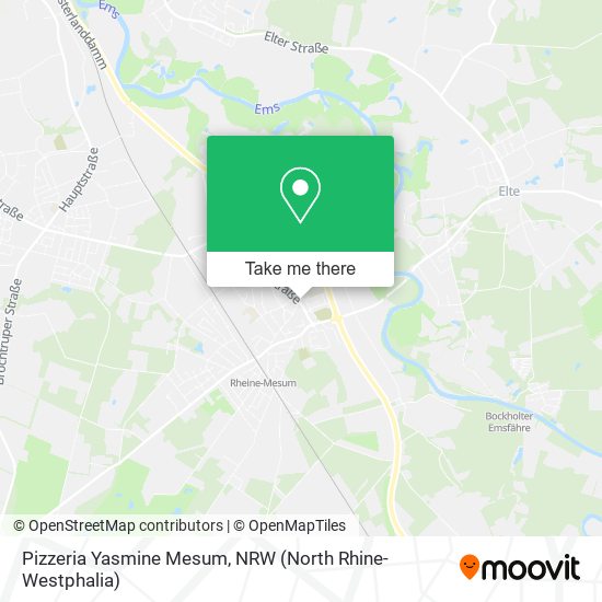Pizzeria Yasmine Mesum map