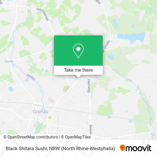 Black Shitara Sushi map