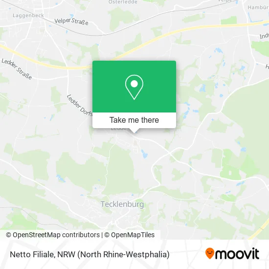 Netto Filiale map