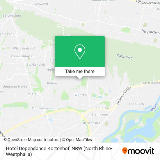 Hotel Dependance Kortenhof map