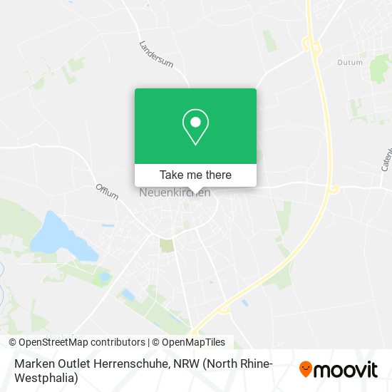 Marken Outlet Herrenschuhe map