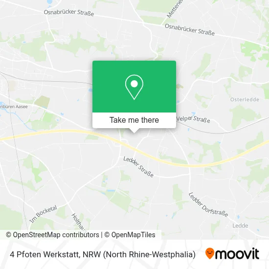 4 Pfoten Werkstatt map