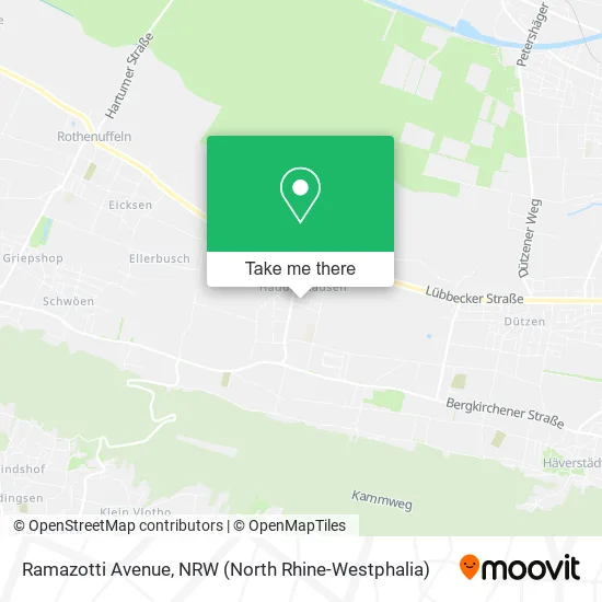 Ramazotti Avenue map