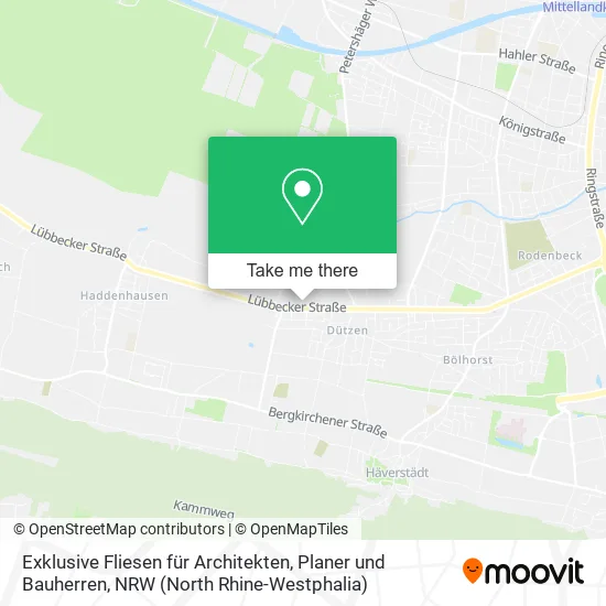 Карта Exklusive Fliesen für Architekten, Planer und Bauherren
