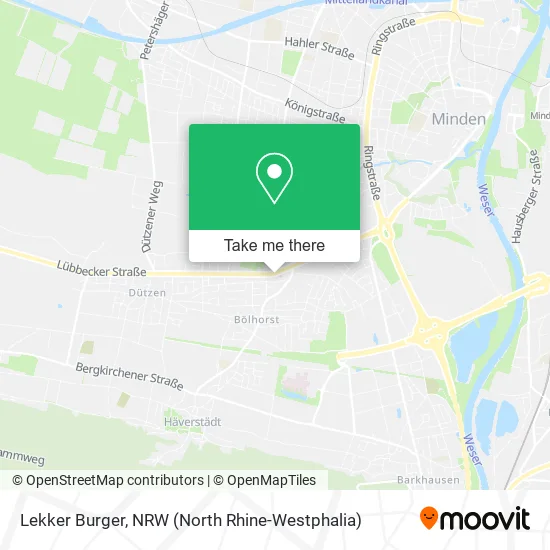 Карта Lekker Burger