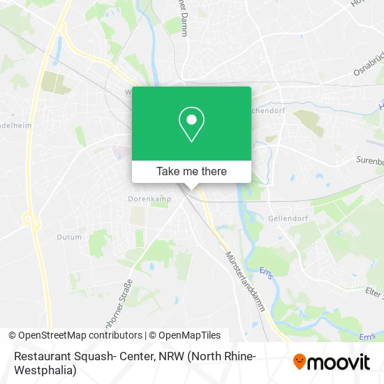 Карта Restaurant Squash- Center