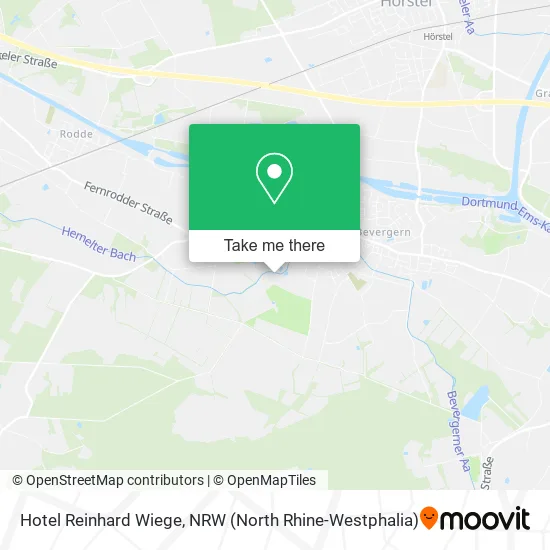 Hotel Reinhard Wiege map