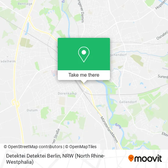 Карта Detektei Detektei Berlin