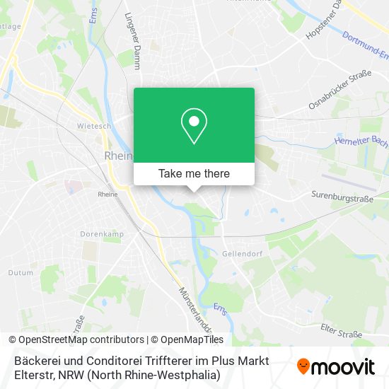Bäckerei und Conditorei Triffterer im Plus Markt Elterstr map