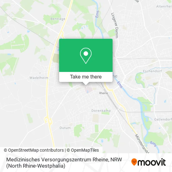 Карта Medizinisches Versorgungszentrum Rheine