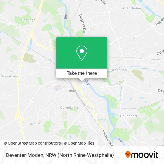 Карта Deventer-Moden