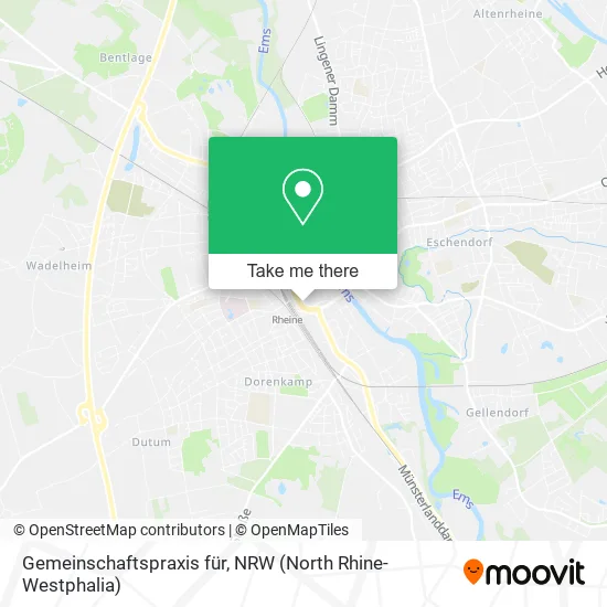 Карта Gemeinschaftspraxis für